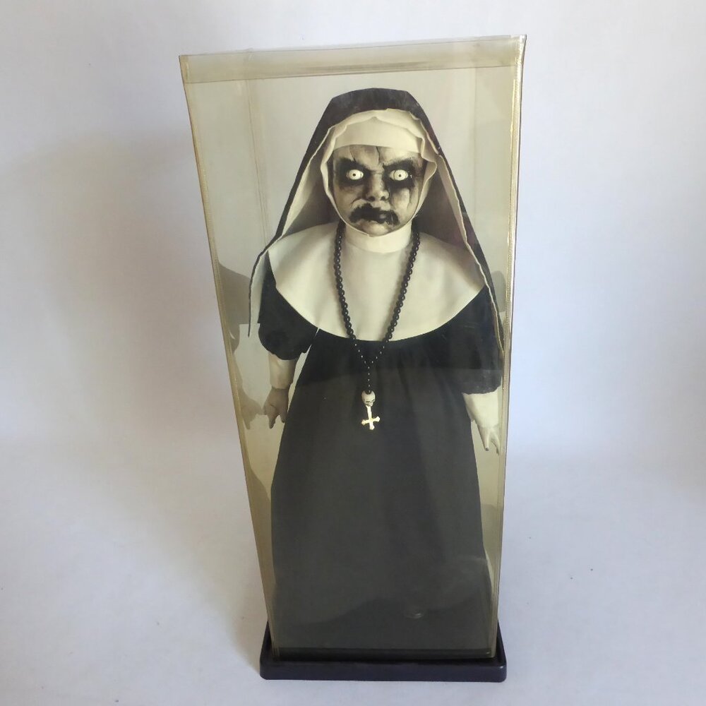 OOAK 17” CONJURING NUN VALAK HORROR DEMON DEPARTED EVIL DOLL HORROR ODDITY - Picture 9 of 13